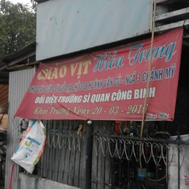 Không gian- Quán Ăn Cháo Vịt Hiền Trang