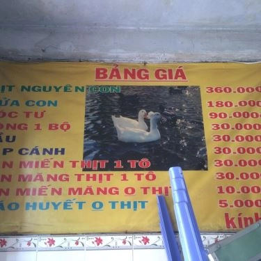 Thực đơn- Quán Ăn Vân Thu Nga - Gỏi Vịt