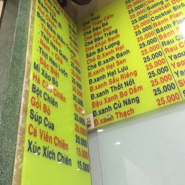 Thực đơn- Quán Ăn Chè 85