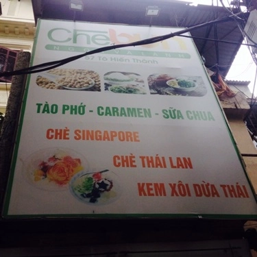 Thực đơn- Quán Ăn Chè Bun - Tô Hiến Thành
