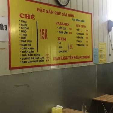 Thực đơn- Quán Ăn Chè & Cơm Tấm Sài Gòn - Ngọc Lâm