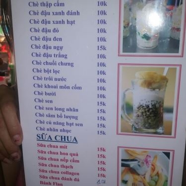 Thực đơn- Quán Ăn Chè Cung Đình Huế - Tuyến Liên Xã