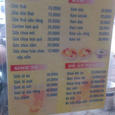 Tổng hợp- Quán Ăn Chè Dừa Thái Lan - Nguyễn Phong Sắc