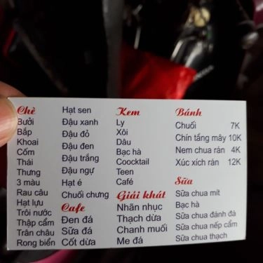 Tổng hợp- Quán Ăn Chè Kim Cương - Hà Đông