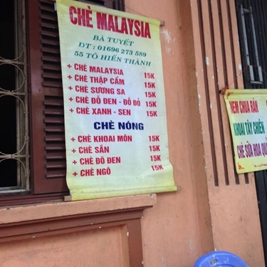 Tổng hợp- Quán Ăn Chè Malaysia Bà Tuyết