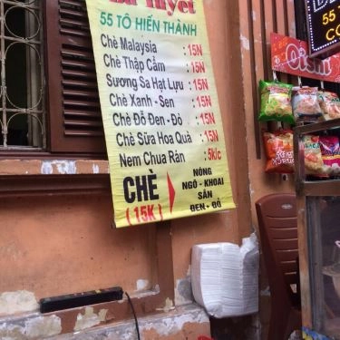 Thực đơn- Quán Ăn Chè Malaysia Bà Tuyết