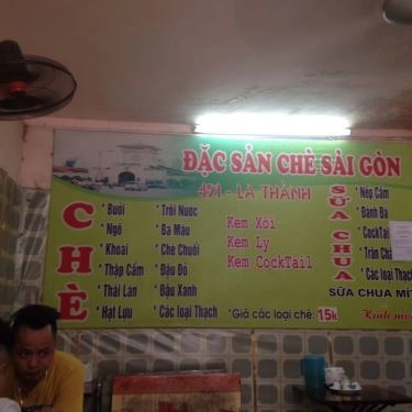 Thực đơn- Quán Ăn Chè Sài Gòn - Đê La Thành