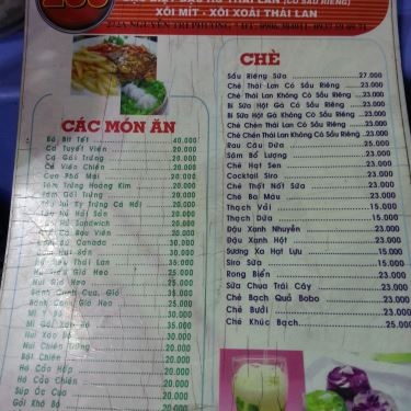 Thực đơn- Nhà Hàng Chè Thái Lan 280