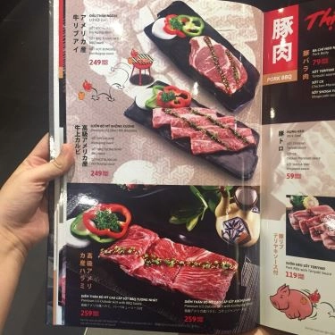 Thực đơn- Quán Ăn Aka House - Quán Nướng Nhật Bản