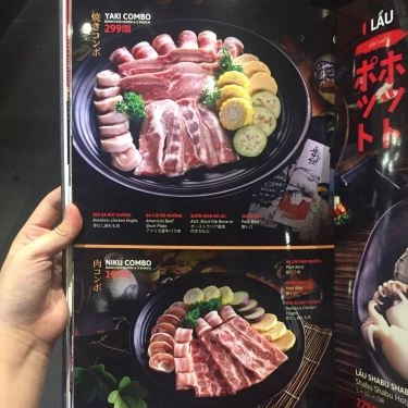 Thực đơn- Quán Ăn Aka House - Quán Nướng Nhật Bản