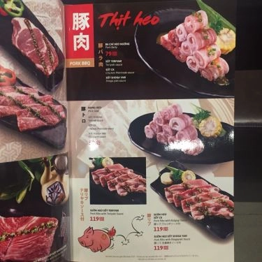 Thực đơn- Quán Ăn Aka House - Quán Nướng Nhật Bản