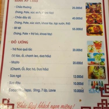Thực đơn- Quán Ăn Bánh Mì Chảo BonBon - Ngọc Lâm