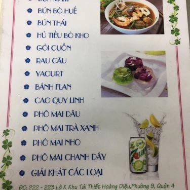 Thực đơn- Quán Ăn Bảo Ngọc - Bún Mắm & Bún Bò Huế