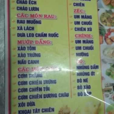 Thực đơn- Quán Ăn Bụi Tre Quán - Nhậu Bình Dân