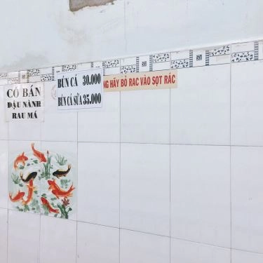 Thực đơn- Quán Ăn Bún Cá Mịn - Bún Cá Ninh Hòa
