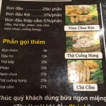 Tổng hợp- Quán Ăn Bún Đậu Mắm Tôm A Chảnh - Nguyễn Trọng Tuyển