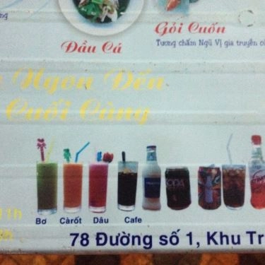 Thực đơn- Quán Ăn Chị Ba Hiền - Bún Nước Lèo Sóc Trăng
