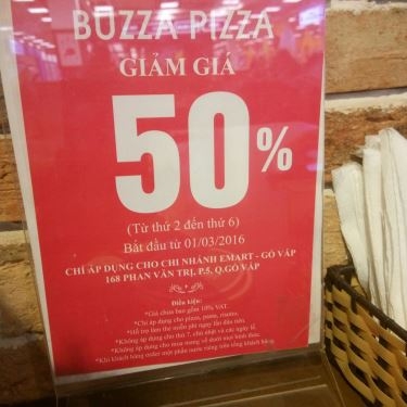 Tổng hợp- Nhà Hàng Buzza Pizza - Emart