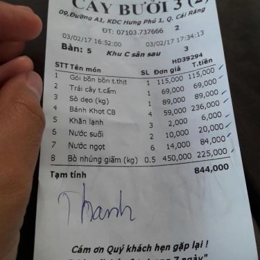 Tổng hợp- Nhà Hàng Cây Bưởi 3 - Quán Ăn Gia Đình