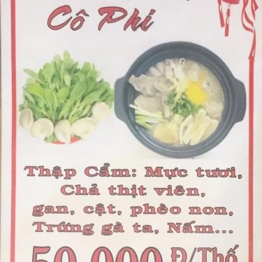 Thực đơn- Quán Ăn Cháo Tiều Cô Phi