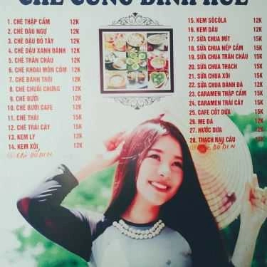 Thực đơn- Bún Bò Huế, Chè Cung Đình & Bánh Xèo - Kênh Liêm