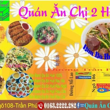 Thực đơn- Quán Ăn Chị 2 Huế - Ẩm Thực Huế