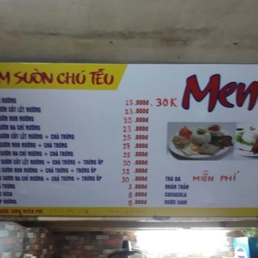 Thực đơn- Quán Ăn Cơm Sườn Chú Tễu