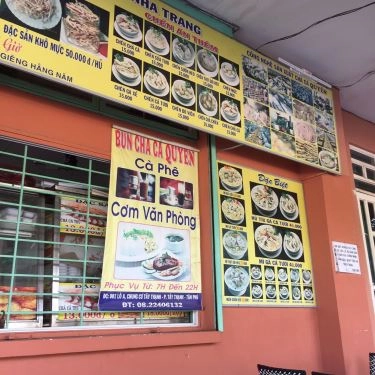 Thực đơn- Quán Ăn Quyên - Bún Chả Cá, Cafe & Cơm Văn Phòng