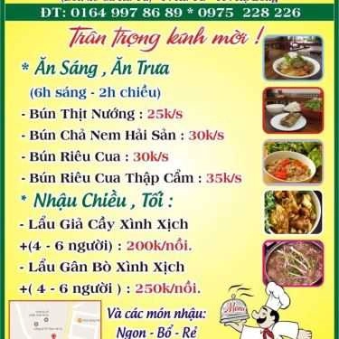 Thực đơn- Cường Béo - Bún, Lẩu & Nhậu Các Loại