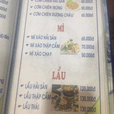 Thực đơn- Quán Ăn Đàng Hoàng - Gà Tre Đèo Le