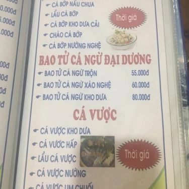 Thực đơn- Quán Ăn Đàng Hoàng - Gà Tre Đèo Le