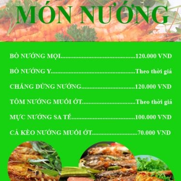 Thực đơn- Quán Ăn Gia Chánh Quán - Quốc Lộ 22