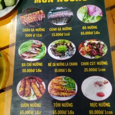 Thực đơn- Quán Ăn Hai Còi - Chân Gà Nướng