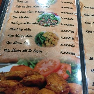Thực đơn- Quán Ăn Hải Sản Bà Thôi 3 - Võ Nguyên Giáp