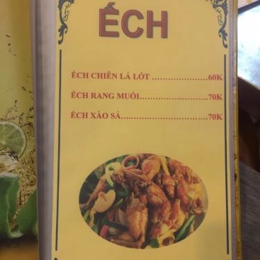 Thực đơn- Quán Ăn San Hô Quán - Lẩu & Nướng