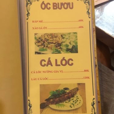 Thực đơn- Quán Ăn San Hô Quán - Lẩu & Nướng