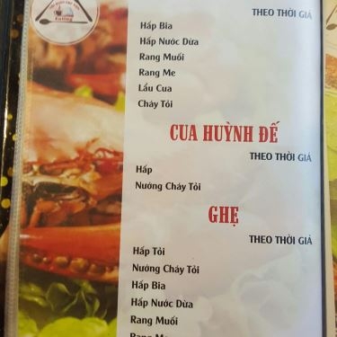 Thực đơn- Nhà Hàng Hội Quán Học Viện - Ẩm Thực Bắc