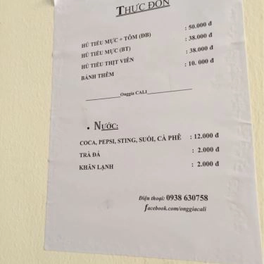 Tổng hợp- Quán Ăn Hủ Tiếu Mực Ông Già Cali - Phan Xích Long