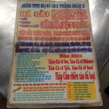 Tổng hợp- Quán Ăn Khu Ăn Vặt Cao Thắng - Bàn Cờ