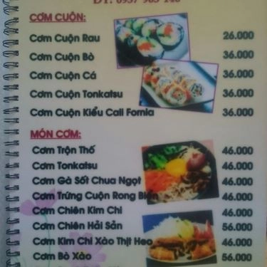 Thực đơn- Quán Ăn Kim Chi Fc - Chuyên Các Món Hàn Quốc