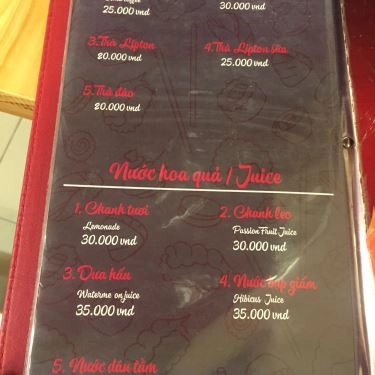 Thực đơn- Quán Ăn Kimchee's Garden - Ẩm Thực Hàn Quốc