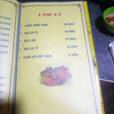 Thực đơn- Quán Ăn Lẩu Bò 9 Ký
