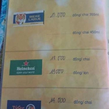 Thực đơn- Quán Ăn Lẩu Bò Hai Tín
