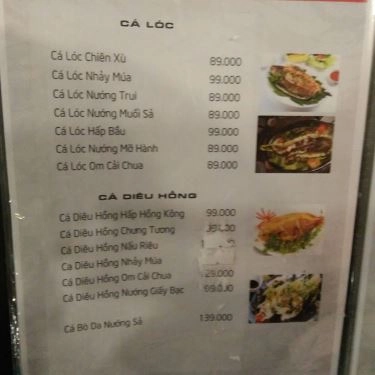 Thực đơn- Quán Ăn Lẩu Cá Kèo 2 Tôm