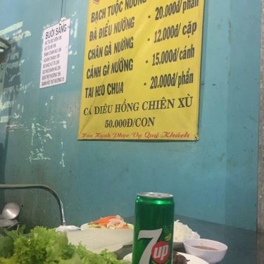 Thực đơn- Quán Ăn Mai Hoa - Bò Lá Lốt, Mỡ Chài