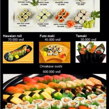 Tổng hợp- Quán Ăn Matsu Sushi