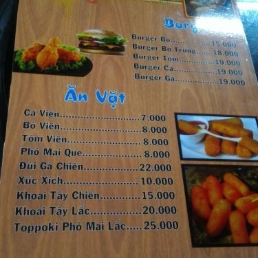 Thực đơn- Quán Ăn Mì Cay Shin