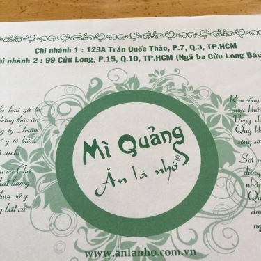 Tổng hợp- Quán Ăn Mì Quảng Ăn Là Nhớ - Trần Quốc Thảo