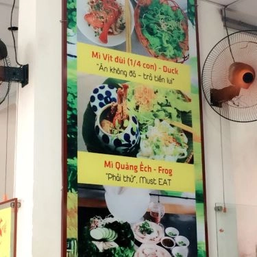 Thực đơn- Quán Ăn Mì Quảng Ếch Bếp Trang - Ông Ích Khiêm