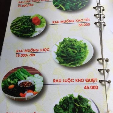 Thực đơn- Quán Ăn Món Quảng Dì Bảy